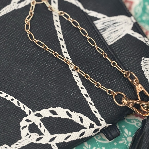 Chico's Black and White Rope Design Tote - Picture 7 of 15